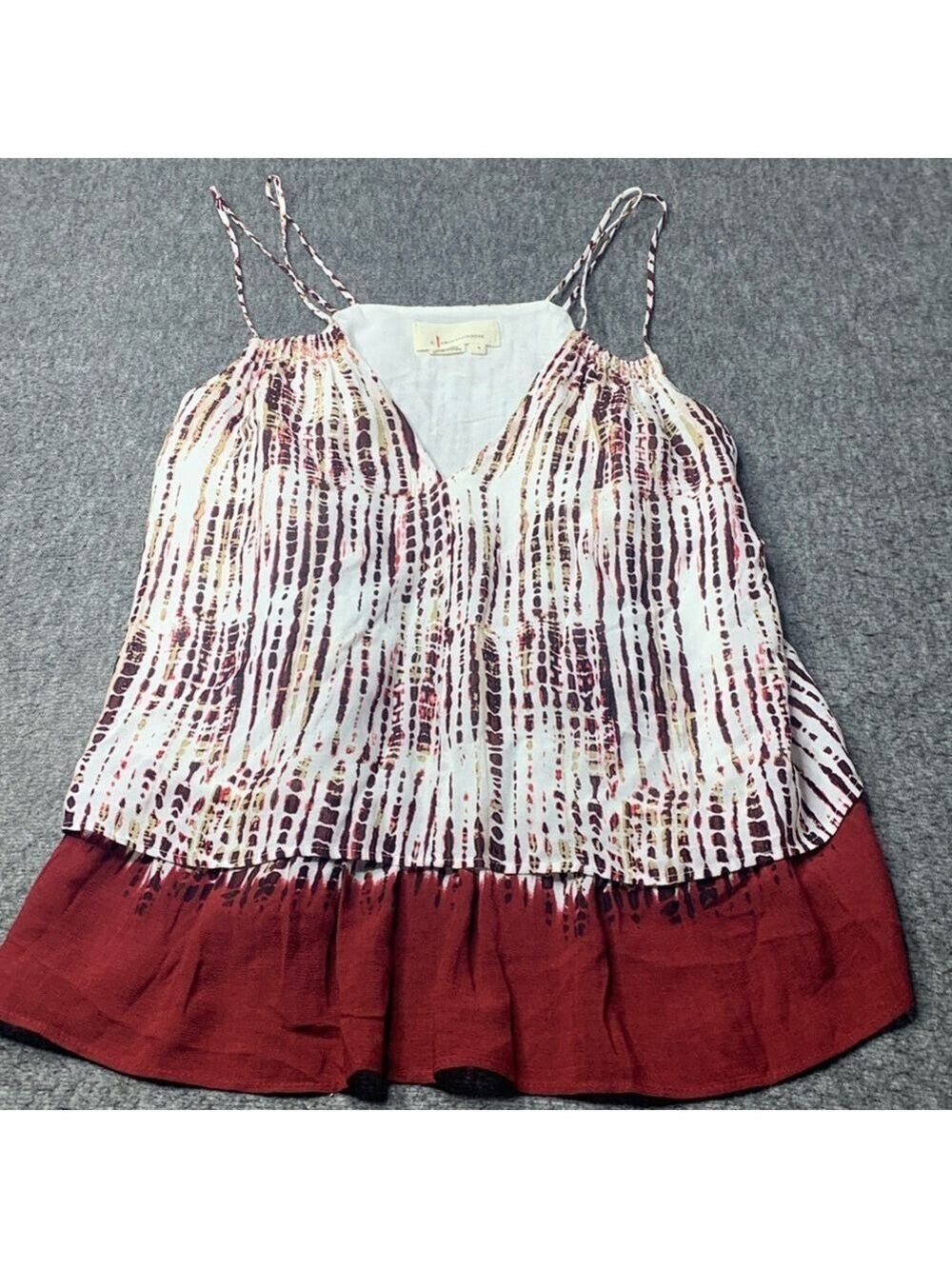 Anthropologie Spaghetti Strap Top Size Small